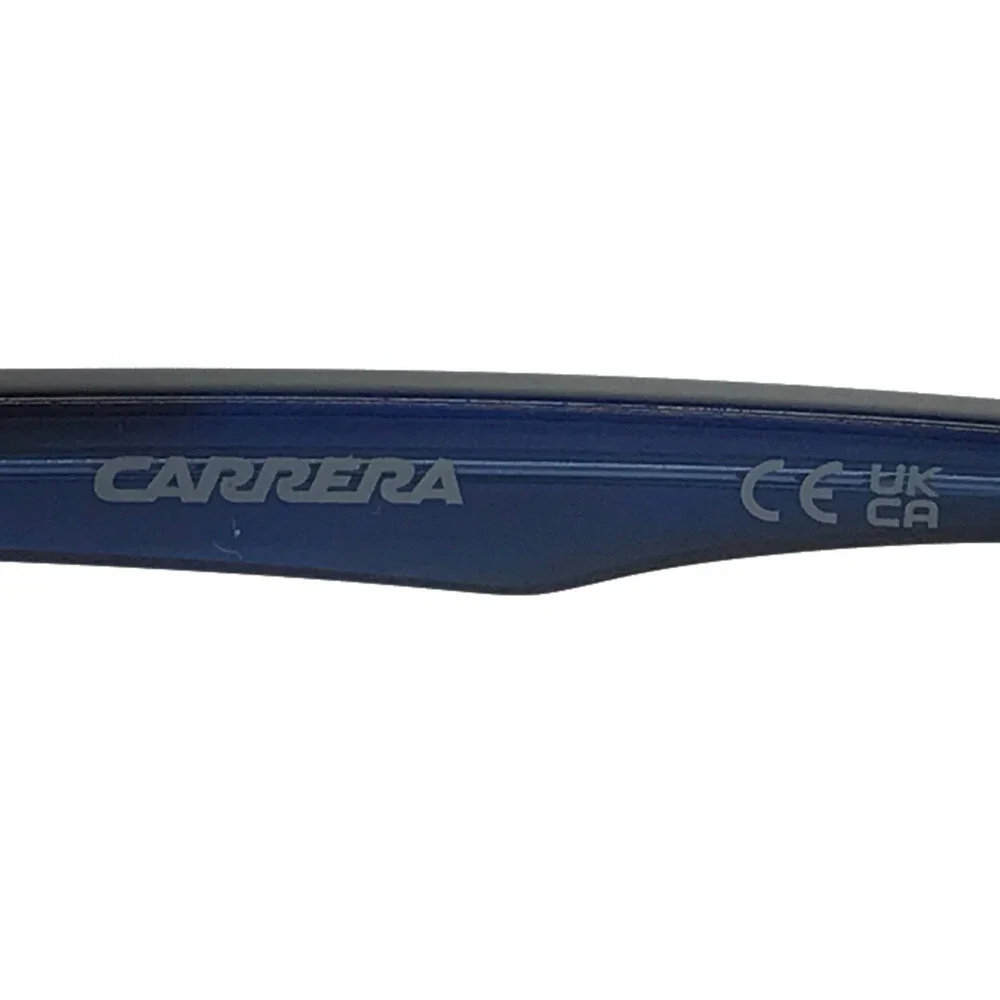 Carrera Eyeglasses Frames 310 38I Transparent Blue Horn Round Full Rim 48-21-145